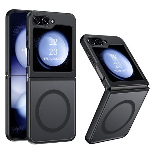 DUEDUE für Samsung Z Flip5 Hülle Mag-Safe, Samsung Z Flip 5 Handyhülle Mag-Safe Stoßfester Schutz Kratzfeste Matte Rückseite Soft Silikon TPU Hülle für Samsung Galaxy Z Flip 5 Magnetische Schwarz DUEDUE für Samsung Z Flip5 Hülle Mag-Safe, Samsung Z Flip 5 Handyhülle Mag-Safe Stoßfester Schutz Kratzfeste Matte Rückseite Soft Silikon TPU Hülle für Samsung Galaxy Z Flip 5 Magnetische Schwarz von DUEDUE