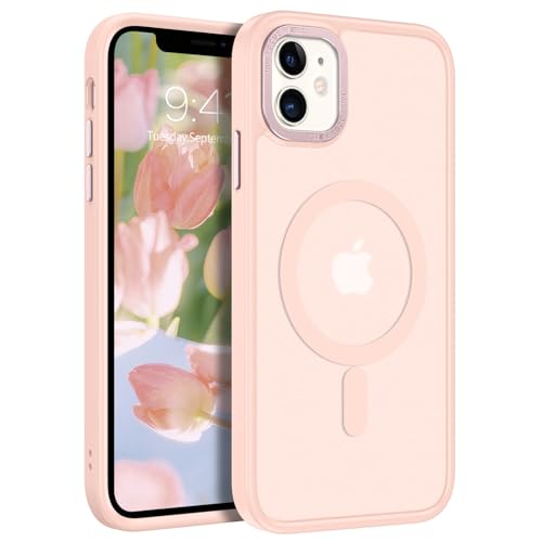 DUEDUE für iPhone 11 Hülle Mag-Safe, Hülle für iPhone 11 Handyhülle Mag-Safe Kamerahalterung Stoßfeste Schutzhülle Soft Silikon TPU für iPhone 11 Hülle Magnetische 6.1" Rosa DUEDUE für iPhone 11 Hülle Mag-Safe, Hülle für iPhone 11 Handyhülle Mag-Safe Kamerahalterung Stoßfeste Schutzhülle Soft Silikon TPU für iPhone 11 Hülle Magnetische 6.1" Rosa von DUEDUE