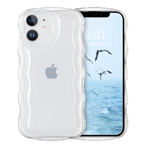 DUEDUE für iPhone 12 Mini hülle, iPhone 12 Mini Handyhülle Niedliche Lockige Wellenrahmenform Klare Abdeckung Weiches TPU-Silikon, Stoßfest Schützende Handyhülle für iPhone 12 Mini Hülle 5,4 Zoll 2020 DUEDUE für iPhone 12 Mini hülle, iPhone 12 Mini Handyhülle Niedliche Lockige Wellenrahmenform Klare Abdeckung Weiches TPU-Silikon, Stoßfest Schützende Handyhülle für iPhone 12 Mini Hülle 5,4 Zoll 2020 von DUEDUE
