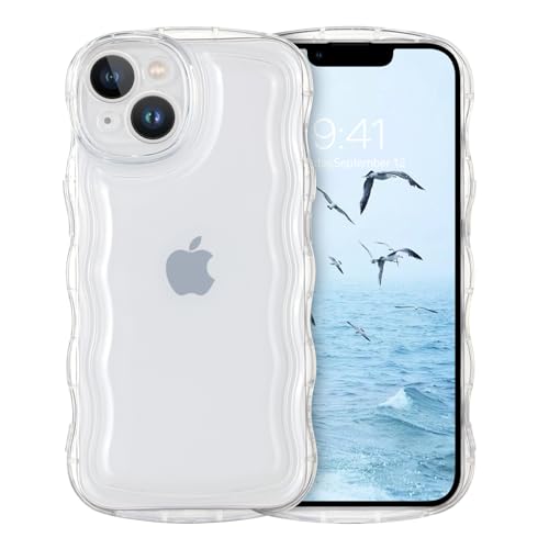 DUEDUE für iPhone 13 Mini hülle, iPhone 13 Mini Handyhülle Niedliche Lockige Wellenrahmenform Klare Abdeckung Weiches TPU-Silikon, Stoßfest Schützende Handyhülle für iPhone 13 Mini Hülle 5,4 Zoll 2021 DUEDUE für iPhone 13 Mini hülle, iPhone 13 Mini Handyhülle Niedliche Lockige Wellenrahmenform Klare Abdeckung Weiches TPU-Silikon, Stoßfest Schützende Handyhülle für iPhone 13 Mini Hülle 5,4 Zoll 2021 von DUEDUE