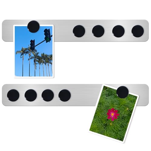 DUJEQM Magnettafel Memotafel, 30.77x3.77cm Magnetstreifen Selbstklebend Pinnwand Magnetisch Magnetleiste Magnetwand, Edelstahl Memoboard Magnetboard mit 10 Schwarz Magnete für Büro Dokumente, 2 Stück DUJEQM Magnettafel Memotafel, 30.77x3.77cm Magnetstreifen Selbstklebend Pinnwand Magnetisch Magnetleiste Magnetwand, Edelstahl Memoboard Magnetboard mit 10 Schwarz Magnete für Büro Dokumente, 2 Stück von DUJEQM