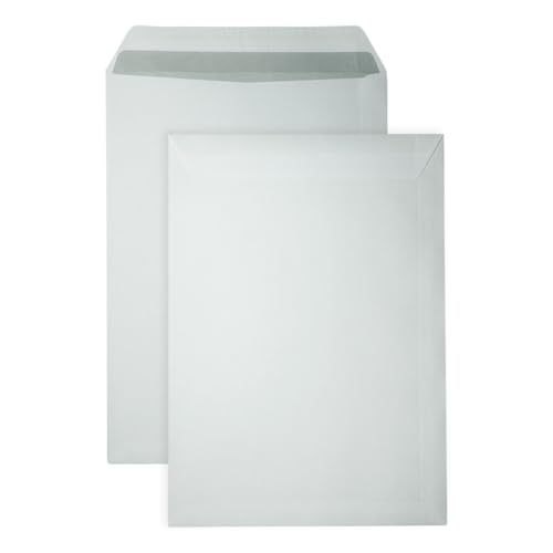 DULA - C4 Briefumschläge A4 Format weiß - 229 x 324 MM - 25 Stück - Selbstklebend mit Klebestreifen - 120 Gramm DULA - C4 Briefumschläge A4 Format weiß - 229 x 324 MM - 25 Stück - Selbstklebend mit Klebestreifen - 120 Gramm von DULA