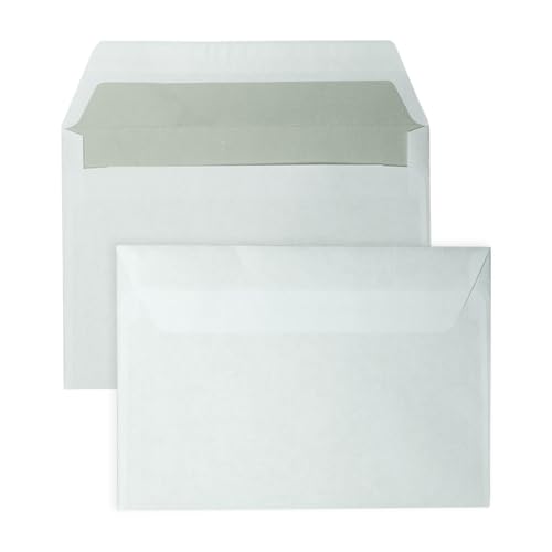 DULA - C6 Umschläge A6 weiß - 114 x 162 mm - 50 Stück - Selbstklebend mit Klebestreifen - 80 Gramm DULA - C6 Umschläge A6 weiß - 114 x 162 mm - 50 Stück - Selbstklebend mit Klebestreifen - 80 Gramm von DULA