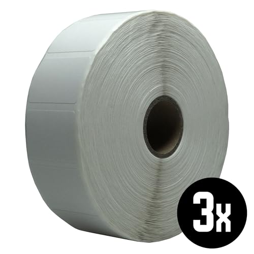 DULA Compatible Zebra Labels 31x22mm - 2780 Etiketten je Rolle - Kern 25mm - Weiß - Permanent - 3 Rolle DULA Compatible Zebra Labels 31x22mm - 2780 Etiketten je Rolle - Kern 25mm - Weiß - Permanent - 3 Rolle von DULA
