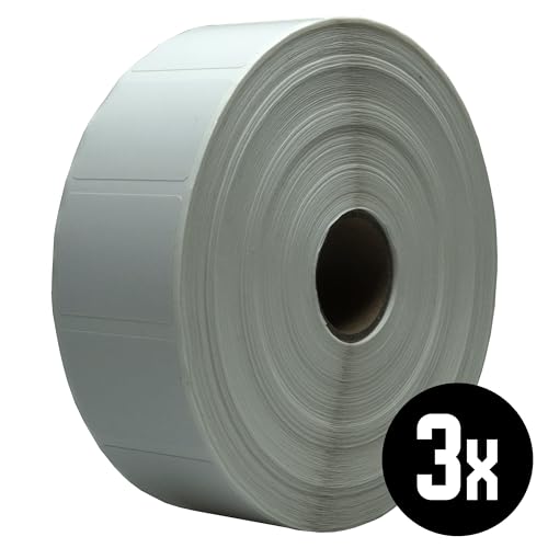 DULA Compatible Zebra Labels 32x25mm - 2580 Etiketten je Rolle - Kern 25mm - Weiß - Permanent - 3 Rolle DULA Compatible Zebra Labels 32x25mm - 2580 Etiketten je Rolle - Kern 25mm - Weiß - Permanent - 3 Rolle von DULA
