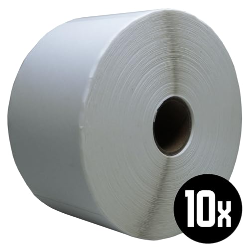 DULA Compatible Zebra Labels 57x102mm - 700 Etiketten je Rolle - Kern 25mm - Weiß - Permanent - 10 Rolle DULA Compatible Zebra Labels 57x102mm - 700 Etiketten je Rolle - Kern 25mm - Weiß - Permanent - 10 Rolle von DULA