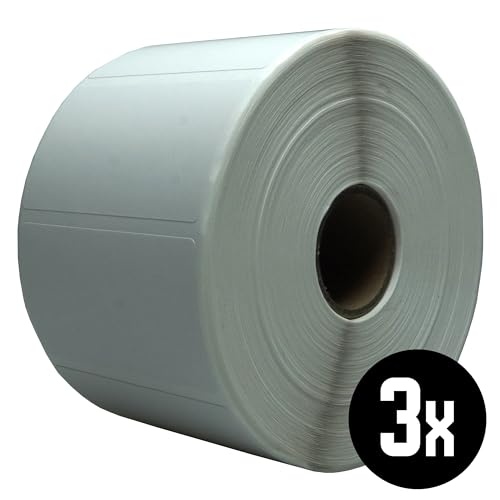 DULA Compatible Zebra Labels 57x32mm - 1500 Etiketten je Rolle - Kern 25mm - Weiss - Permanent - 3 Rolle DULA Compatible Zebra Labels 57x32mm - 1500 Etiketten je Rolle - Kern 25mm - Weiss - Permanent - 3 Rolle von DULA
