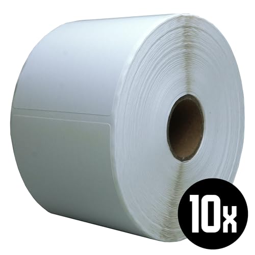 DULA Compatible Zebra Labels 57x51mm - 1000 Etiketten je Rolle - Kern 25mm - Weiß - Permanent - 10 Rolle DULA Compatible Zebra Labels 57x51mm - 1000 Etiketten je Rolle - Kern 25mm - Weiß - Permanent - 10 Rolle von DULA