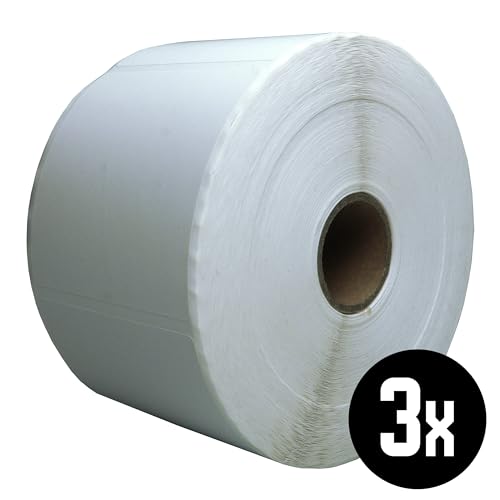 DULA Compatible Zebra Labels 58x60mm - 1000 Etiketten je Rolle - Kern 25mm - Weiss - Entfernbar - 3 DULA Compatible Zebra Labels 58x60mm - 1000 Etiketten je Rolle - Kern 25mm - Weiss - Entfernbar - 3 von DULA