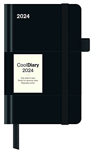 Cool Diary Black - Kalenderbuch A6 - Kalender 2024 - Neumann-Verlag - Taschenkalender - 9 cm x 14 cm von DUMONT