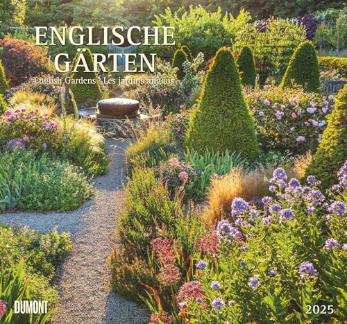 Englische Gärten 2025 – DUMONT Garten-Kalender – mit allen wichtigen Feiertagen – Format 38,0 x 35,5 cm von Dumont Kalenderverlag