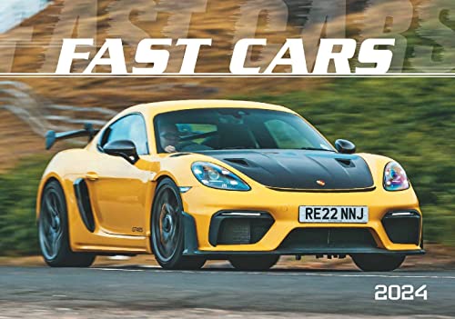 Fast Cars - Kalender 2024 - Alpha Edition-Verlag - Fotokalender mit schnellen Autos - 48,5 cm x 34 cm von DUMONT