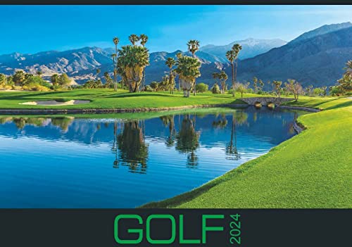 Golf - Kalender 2024 - Alpha Edition-Verlag - Kalender mit atemberaubenden Golfplätzen - Wandkalender - 48,5 cm x 34 cm von DUMONT