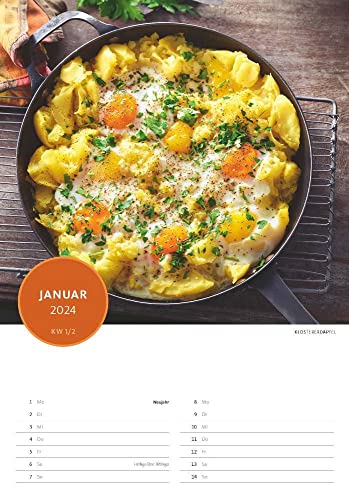 Kochen mit Martina und Moritz - Wochenkalender 2024 - BECKER JOEST VOLK VERLAG - Küchenkalender - Küchenplaner mit Rezepten und Platz für Eintragungen - 23,7 cm x 34 cm von DUMONT