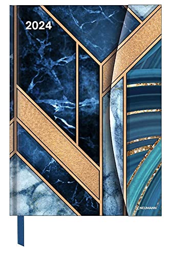 Magneto Diary Art Deco - Kalenderbuch A5 mit Magnetverschluss - Kalender 2024 - Neumann-Verlag - Taschenkalender - 16 cm x 22 cm von DUMONT