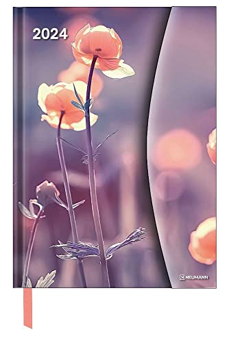 Magneto Diary Flowers - Kalenderbuch A5 mit Magnetverschluss - Kalender 2024 - Neumann-Verlag - Taschenkalender - 16 cm x 22 cm von DUMONT