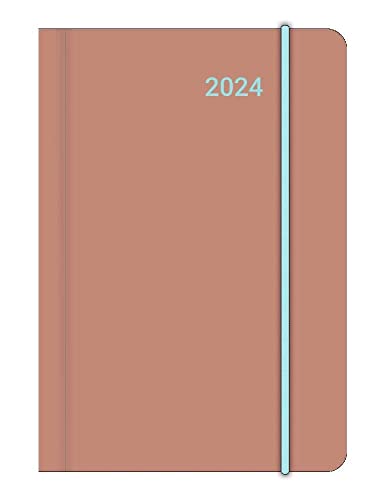 Mini Flexi Diary EarthLine Blue Spruce - Taschenkalender - Kalender 2024 - Neumann-Verlag - 1 Woche auf 2 Seiten - 8 cm x 11,5 cm von DUMONT