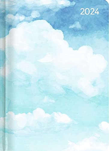 Minitimer Style Wolkenspiel - Taschenkalender - Kalender 2024 - Alpha Edition-Verlag - Eine Woche auf 2 Seiten - Format 10,7 cm x 15,2 cm von DUMONT