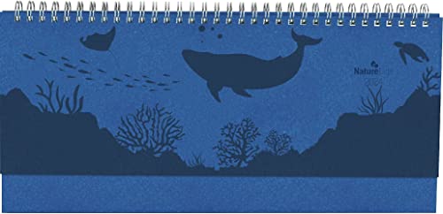 Tisch-Querkalender Nature Line Ocean - Kalender 2024 - Alpha Edition-Verlag - 1 Woche 2 Seiten - Format 29,7 cm x 13,5 cm von DUMONT