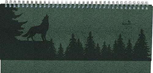 Tisch-Querkalender Nature Line Pine - Kalender 2024 - Alpha Edition-Verlag - 1 Woche 2 Seiten - Format 29,7 cm x 13,5 cm von DUMONT