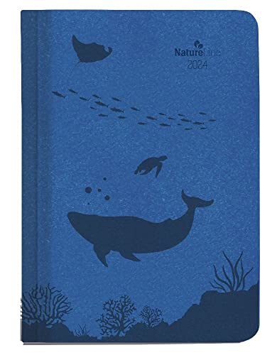 Wochen-Minitimer Nature Line Ocean - Taschenkalender A6 - Kalender 2024 - Eine Woche 2 Seiten - Alpha Edition-Verlag - Format 10,7 cm x 15,2 cm von DUMONT