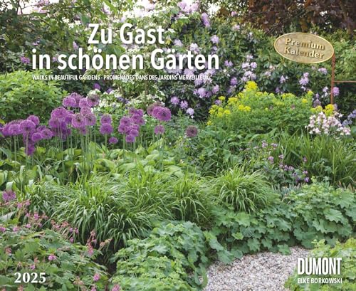 Zu Gast in schönen Gärten 2025 – DUMONT Garten-Kalender – Querformat 52 x 42,5 cm – Spiralbindung von DUMONT