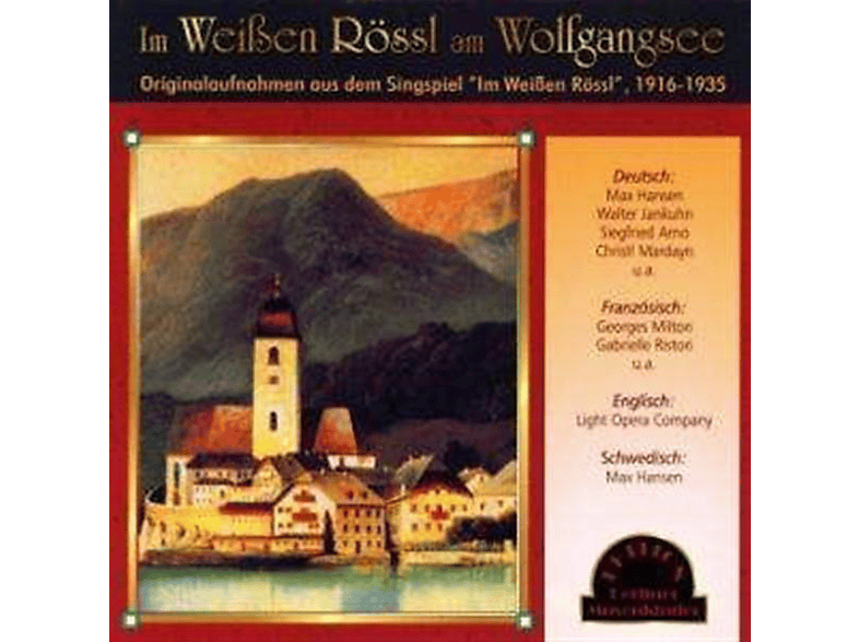 Max Hansen, Walter Jankuhn, Siegfried Arno, Georges Milton, Gabrielle Ristori, VARIOUS - Im Weissen Roessl (1916-1935) (CD) von DUO-PHON