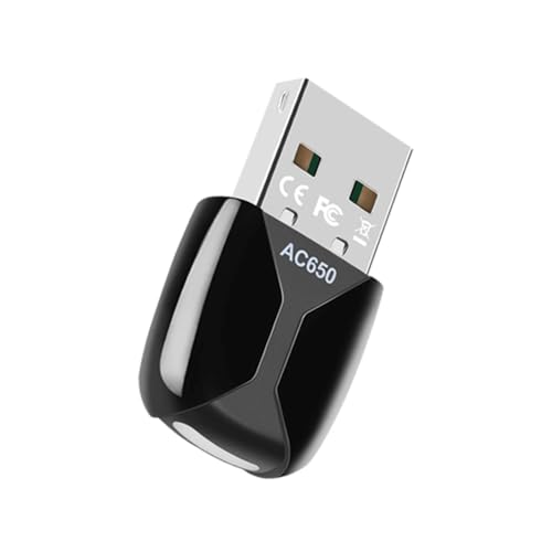 DUOBAGMA 650Mbps USB WiFi Adapter, Dual Band 2.4GHz & 5.8GHz Netzwerkkarte Ethernet WiFi LAN Adapter Dongle Wireless Wi-Fi Empfänger DUOBAGMA 650Mbps USB WiFi Adapter, Dual Band 2.4GHz & 5.8GHz Netzwerkkarte Ethernet WiFi LAN Adapter Dongle Wireless Wi-Fi Empfänger von DUOBAGMA