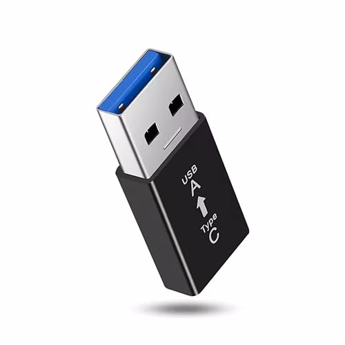 DUOBAGMA USB C Buchse auf USB A Adapter,OTG Type C Adapter Ladegerät Netzteil Stecker für iPhone Samsung Xiaomi Huawei von DUOBAGMA