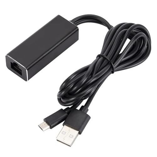 USB 2.0 zu RJ45 Ethernet Netzwerkkarte Adapter Micro USB Power zu RJ45 10/100Mbps für Fire TV Stick Chromecast Google von DUOBAGMA