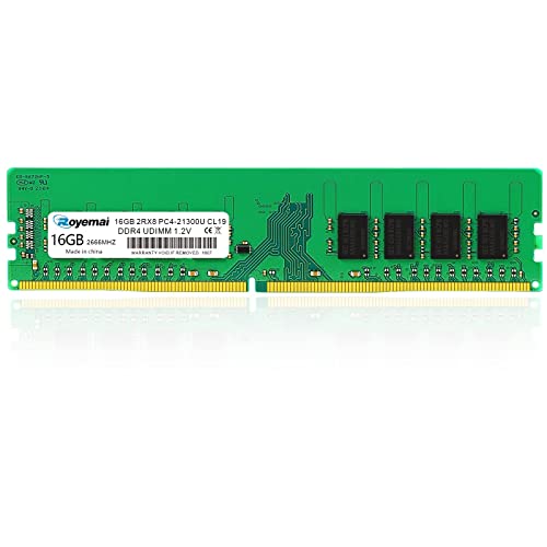 DUOMEIQI Arbeitsspeicher, 16GB, DDR4, PC4-21300U, 2666 MHz, 288 PIN UDIMM, 1,2 V, CL19, 2Rx8, Desktop RAM, Speichermodul von DUOMEIQI