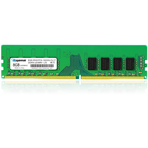 DUOMEIQI Arbeitsspeicher, 8GB, DDR4, PC4-19200U, 2400 MHz, 288 PIN UDIMM, 1,2 V, CL17, 2Rx8, Desktop RAM, Speichermodul von DUOMEIQI