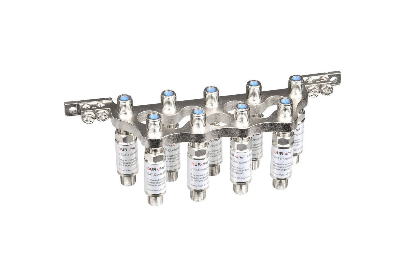 DUR-line DUR-line DEB9 Erdungsblock-Set - Erdungsblock 9fach + 9x Überspannungs SAT-Kabel DUR-line DUR-line DEB9 Erdungsblock-Set - Erdungsblock 9fach + 9x Überspannungs SAT-Kabel von DUR-line