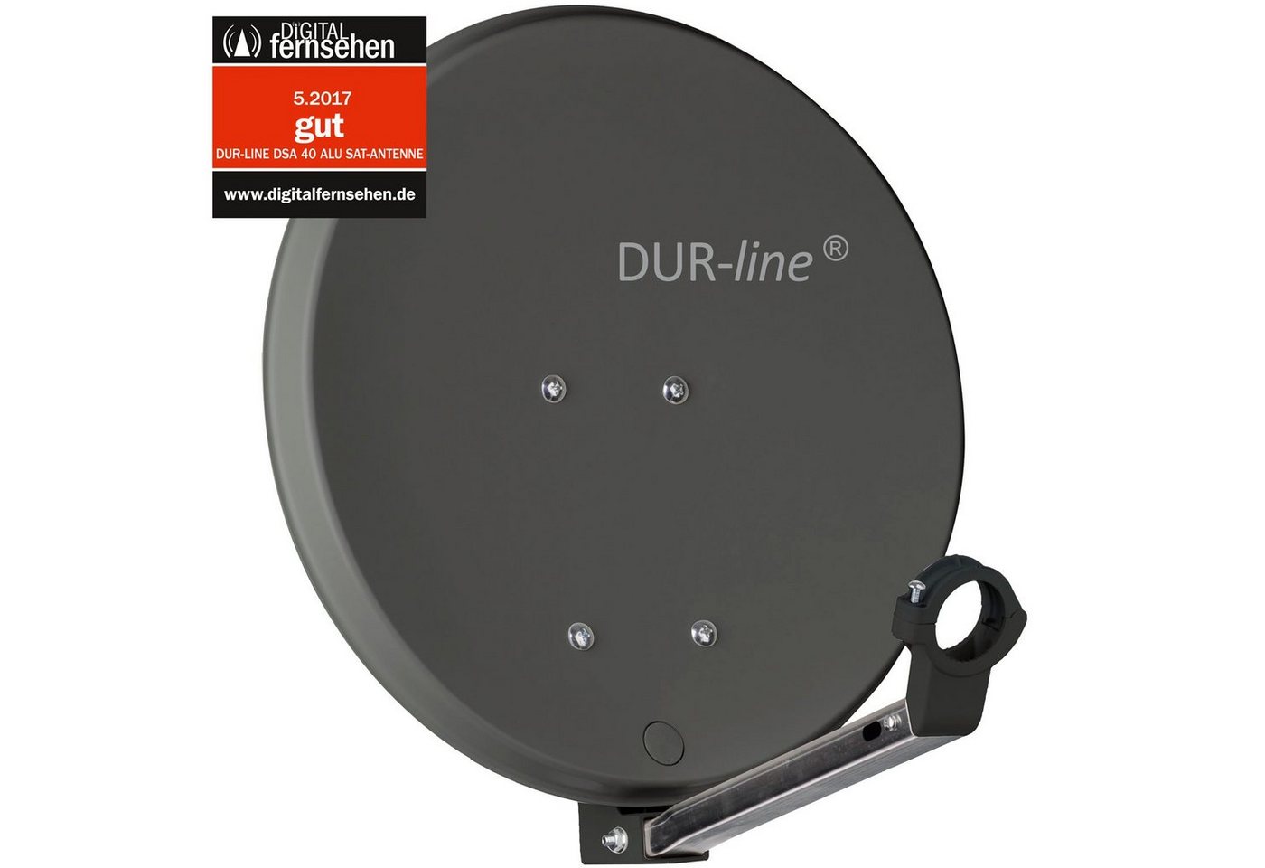 DUR-line DUR-line DSA 40 Anthrazit - Alu Sat-Antenne Sat-Spiegel von DUR-line