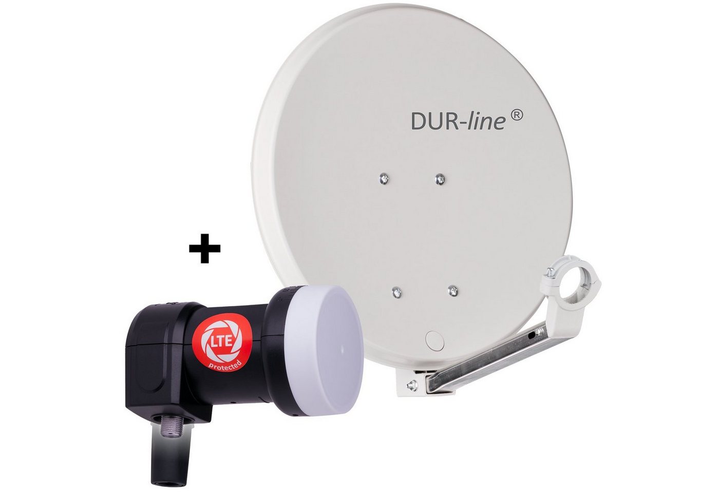 DUR-line DUR-line DSA 40 G + +Ultra Single LNB - 1 Teilnehmer Set Sat-Spiegel von DUR-line