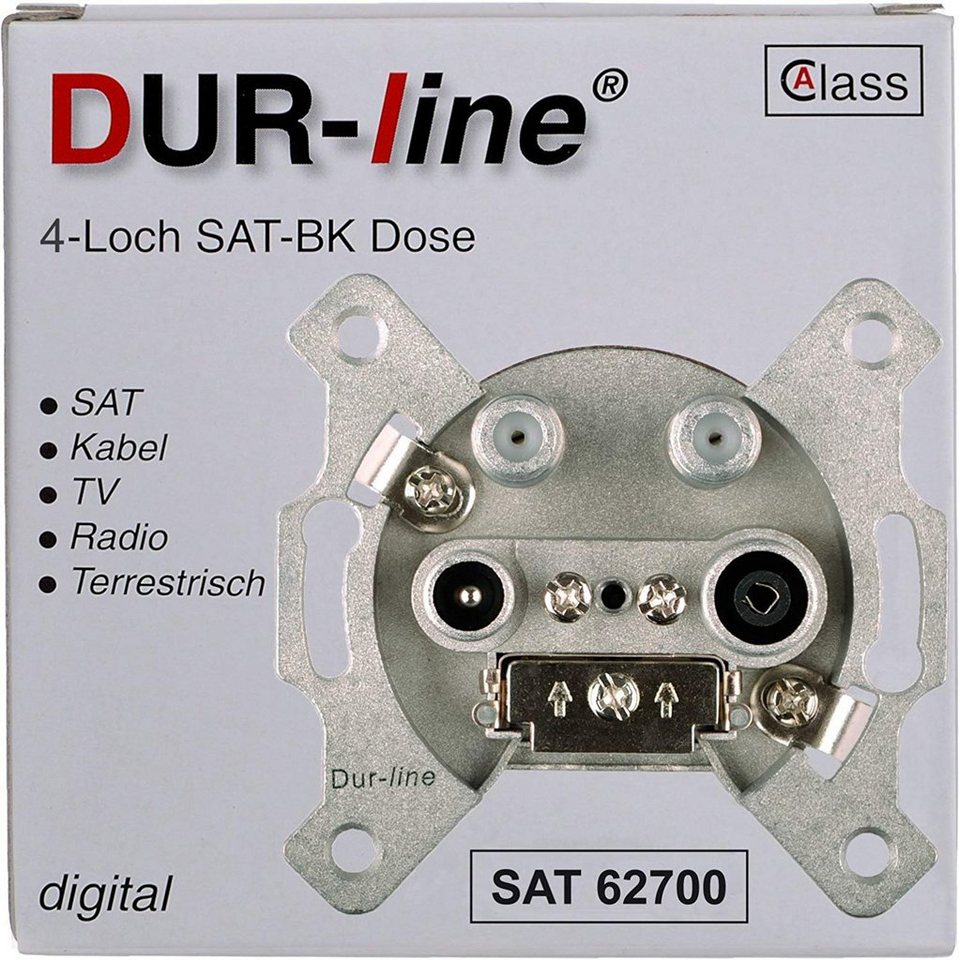 DUR-line DUR-line DSA 62700 - Sat-Stichleitungsdose SAT-Kabel von DUR-line