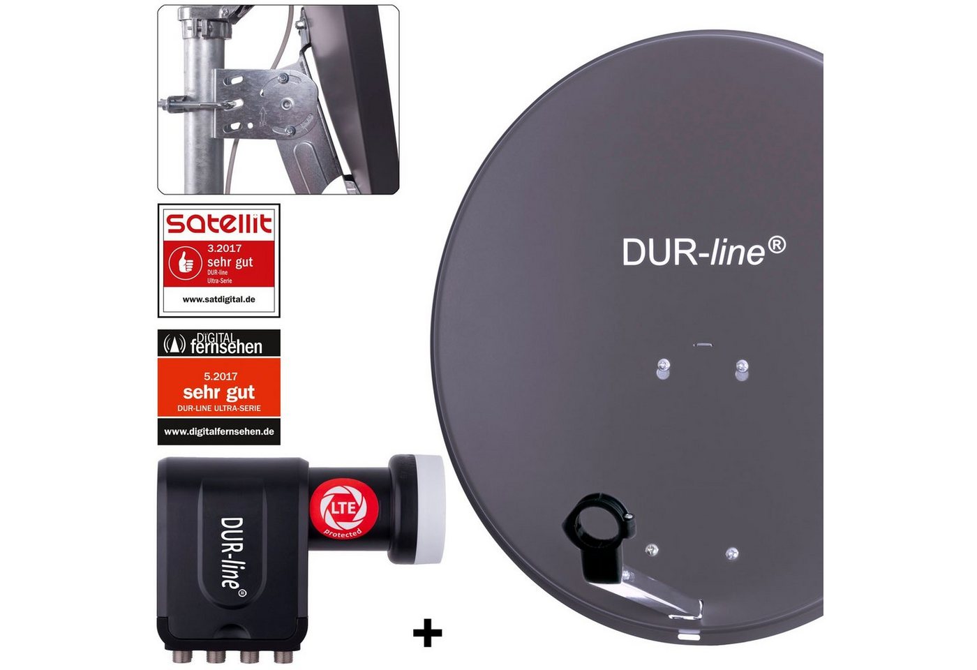 DUR-line DUR-line MDA 60 A + +Ultra Octo LNB - 8 Teilnehmer Set Sat-Spiegel DUR-line DUR-line MDA 60 A + +Ultra Octo LNB - 8 Teilnehmer Set Sat-Spiegel von DUR-line