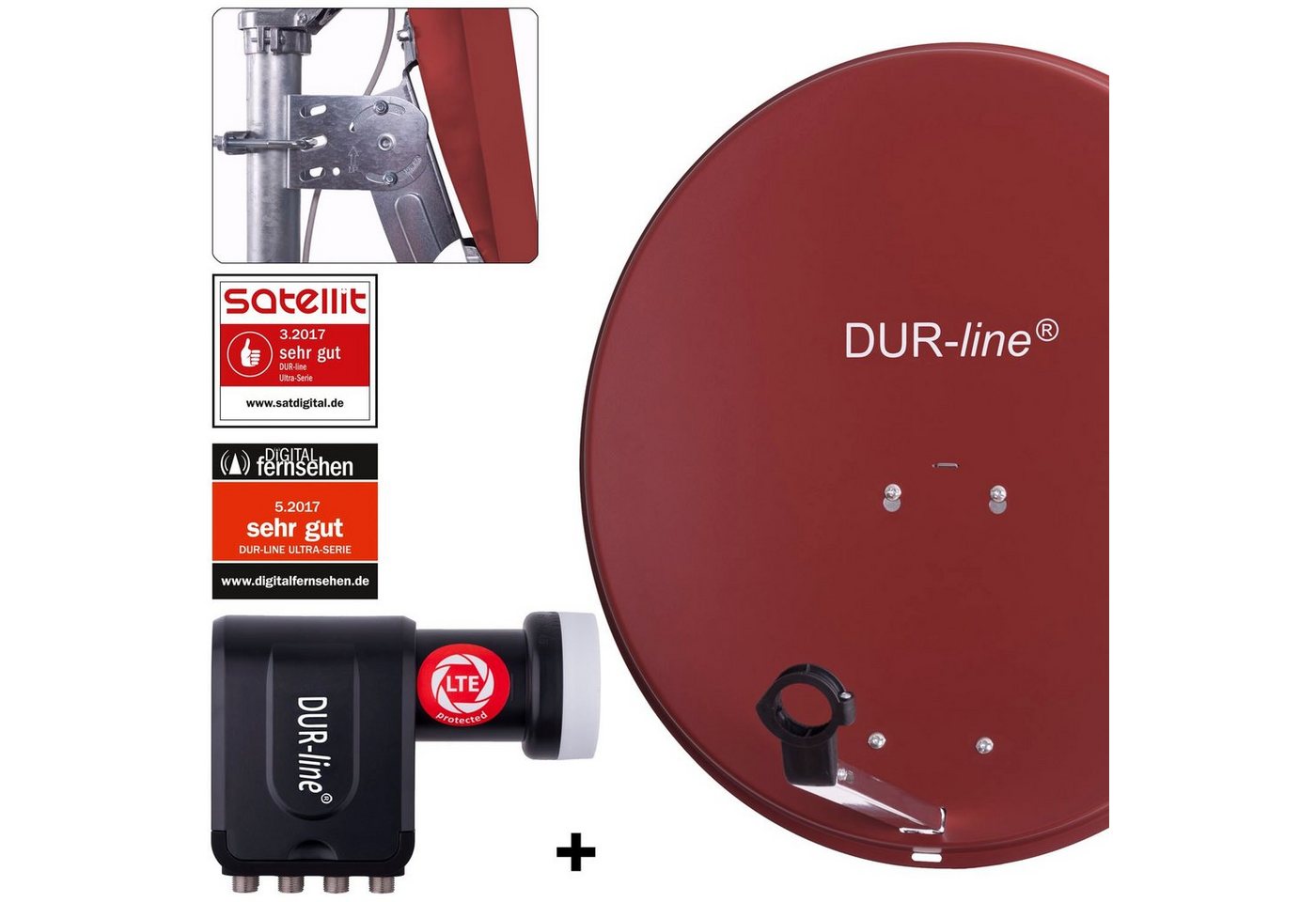 DUR-line DUR-line MDA 60 R + +Ultra Octo LNB - 8 Teilnehmer Set Sat-Spiegel DUR-line DUR-line MDA 60 R + +Ultra Octo LNB - 8 Teilnehmer Set Sat-Spiegel von DUR-line