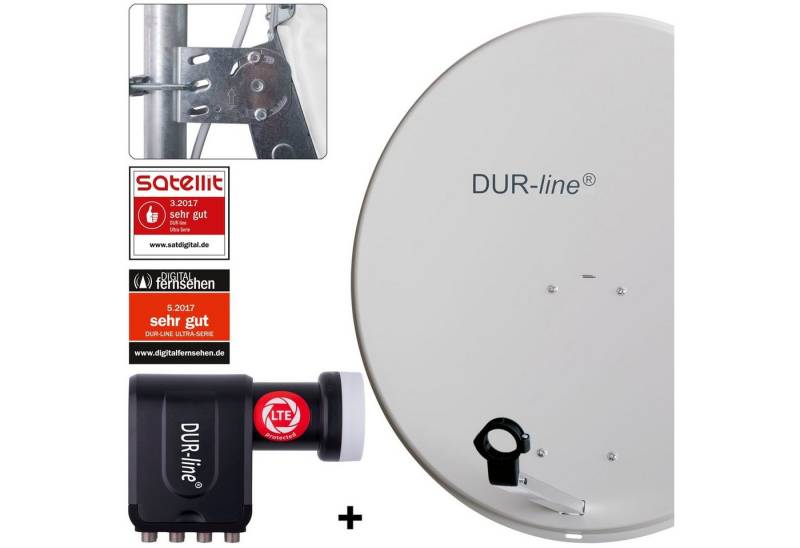 DUR-line DUR-line MDA 80 G + +Ultra Octo LNB - 8 TN LNB Set Sat-Spiegel von DUR-line