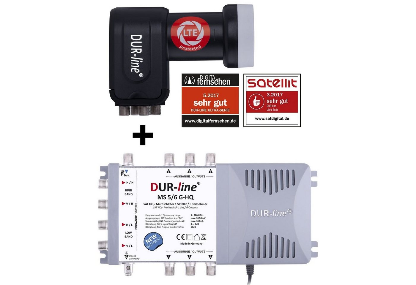 DUR-line DUR-line MS-S 5/6-Q - Multischalter Set SAT-Antenne DUR-line DUR-line MS-S 5/6-Q - Multischalter Set SAT-Antenne von DUR-line