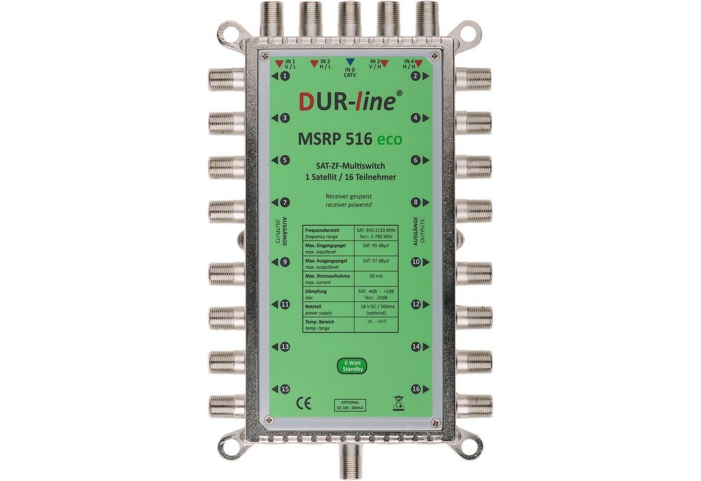 DUR-line DUR-line MSRP 516 eco - Multischalter SAT-Antenne DUR-line DUR-line MSRP 516 eco - Multischalter SAT-Antenne von DUR-line