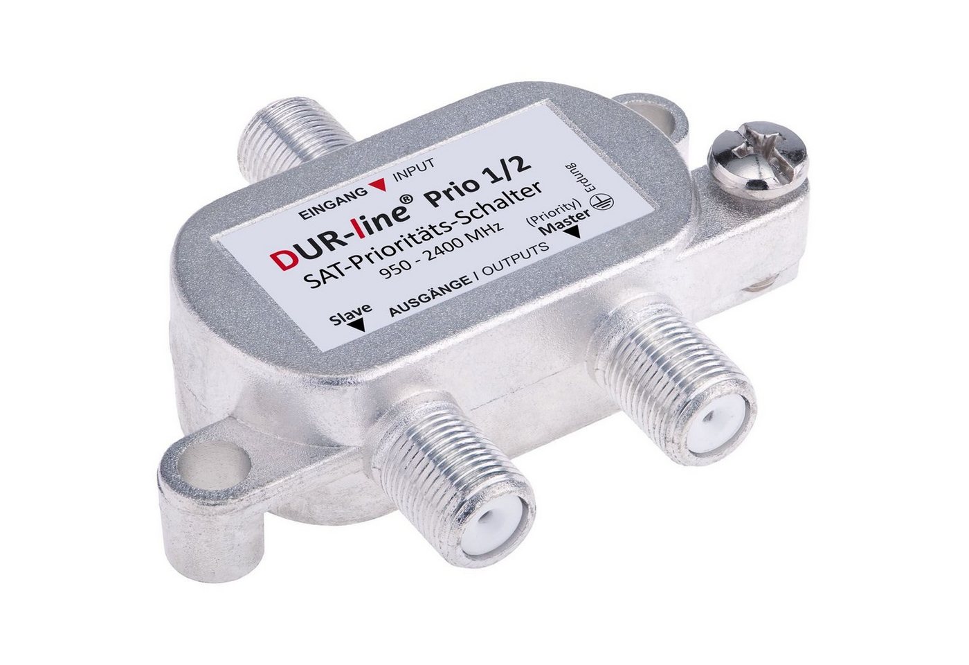 DUR-line DUR-line Prio 1/2 - SAT-Prioritäts-Schalter SAT-Kabel von DUR-line