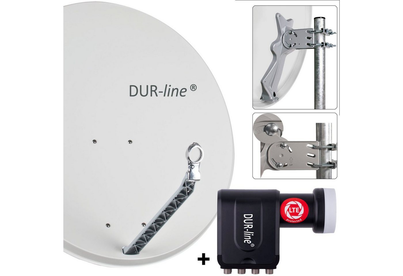 DUR-line DUR-line Select 85/90 G + +Ultra Octo LNB - 8 Teilnehmer Set Sat-Spiegel DUR-line DUR-line Select 85/90 G + +Ultra Octo LNB - 8 Teilnehmer Set Sat-Spiegel von DUR-line