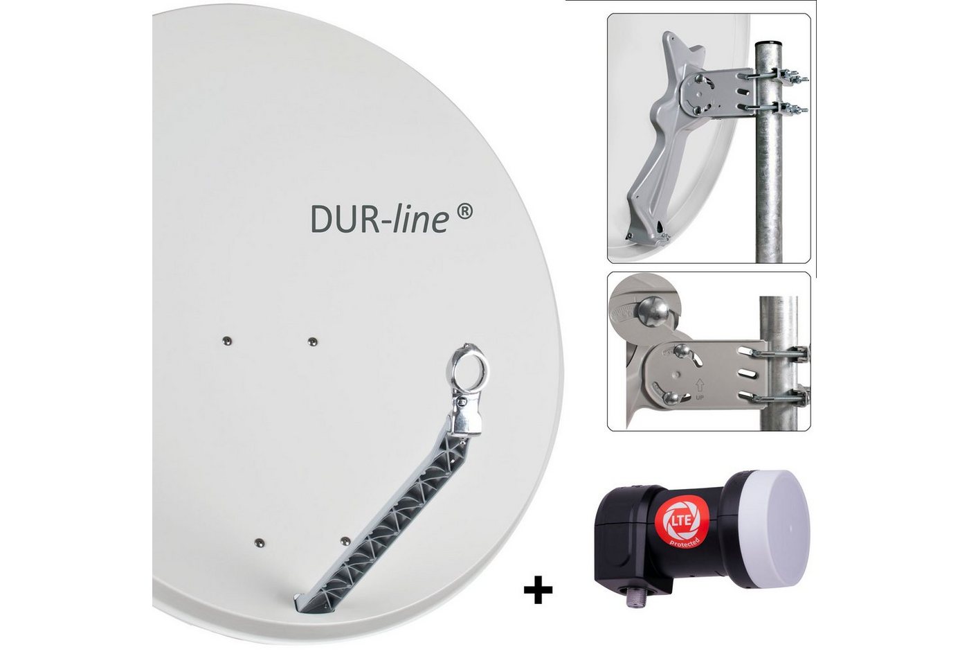 DUR-line DUR-line Select 85/90 G + +Ultra Single LNB - 1 Teilnehmer Set Sat-Spiegel DUR-line DUR-line Select 85/90 G + +Ultra Single LNB - 1 Teilnehmer Set Sat-Spiegel von DUR-line