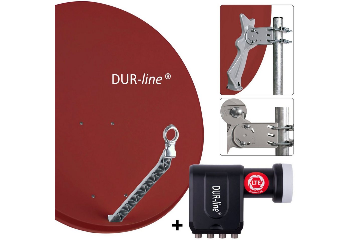 DUR-line DUR-line Select 85/90 R + +Ultra Octo LNB - 8 Teilnehmer Set Sat-Spiegel DUR-line DUR-line Select 85/90 R + +Ultra Octo LNB - 8 Teilnehmer Set Sat-Spiegel von DUR-line