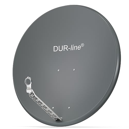 DUR-line Select 85cm x 90cm Alu Satelliten-Schüssel Anthrazit - [ Test SEHR GUT *] Aluminium Sat-Spiegel von DUR-line