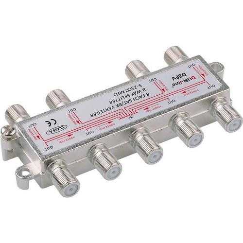 Sat BK 8 Fach Verteiler / Splitter 5-2450 MHz Digital 100dB Sat BK 8 Fach Verteiler / Splitter 5-2450 MHz Digital 100dB von DUR-line