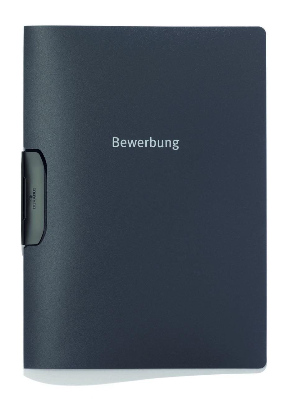 DURABLE Bewerbungsmappen Job DIN A4 anthrazit von DURABLE