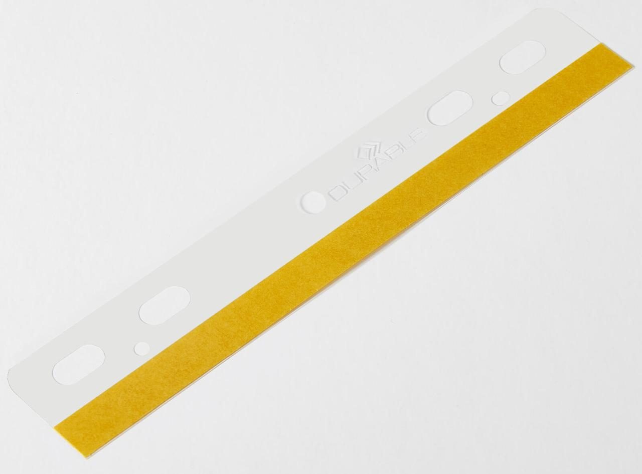DURABLE Heftstreifen, selbstklebend für bis DIN A4 transparent DURABLE Heftstreifen, selbstklebend für bis DIN A4 transparent von DURABLE