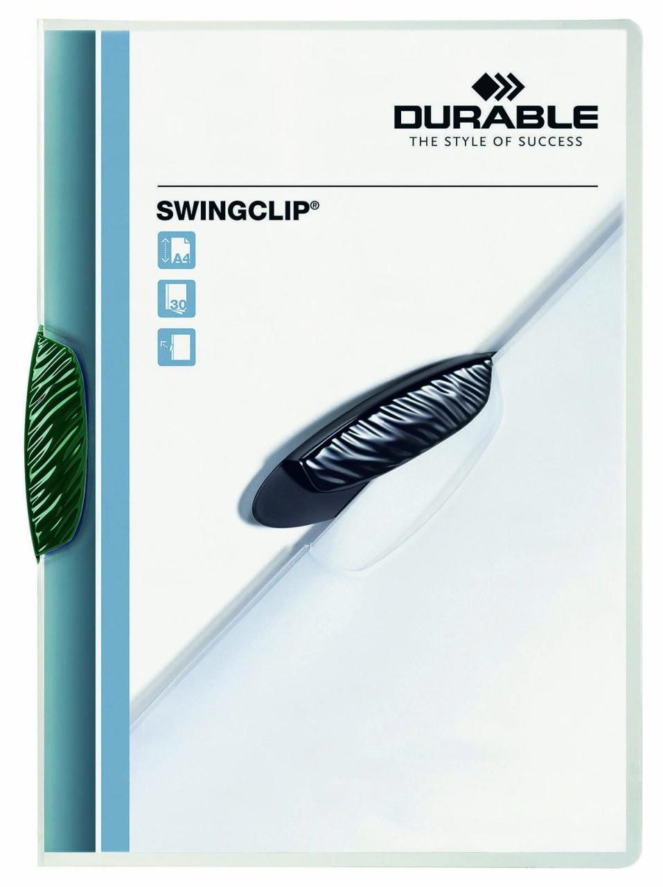 DURABLE Klemmhefter DIN A4 grün von DURABLE